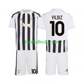 Fußballtrikots Juventus Kenan Yildiz 10 Kinder Heim Trikotsatz 2026-2027
